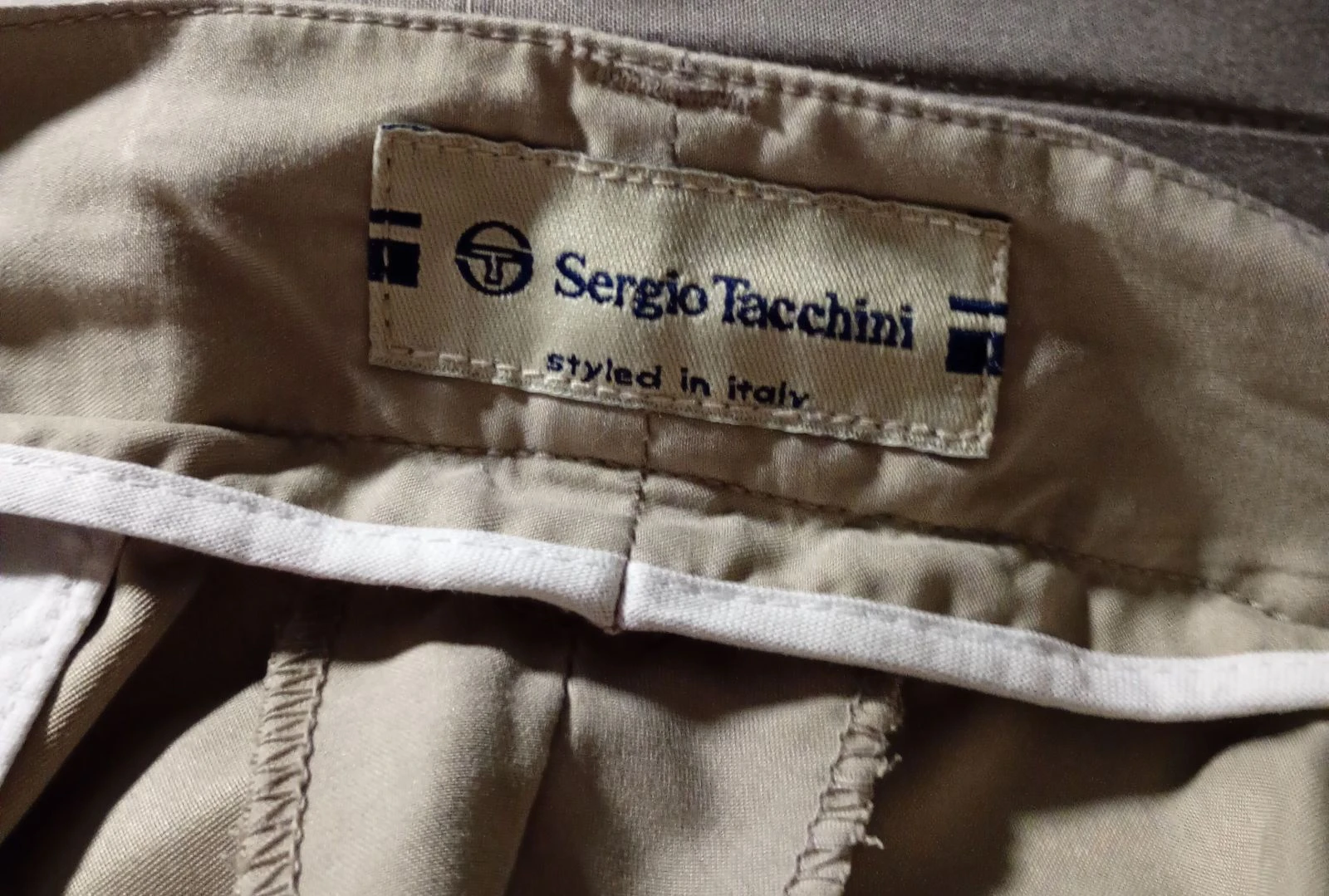 Sergio Tacchini Beige Chino Shorts Size 42 – photo 7